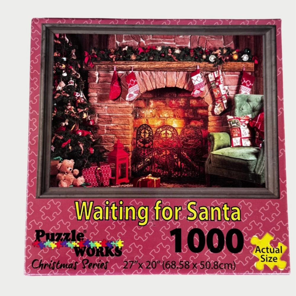 1000 Piece Puzzle Waiting for Santa